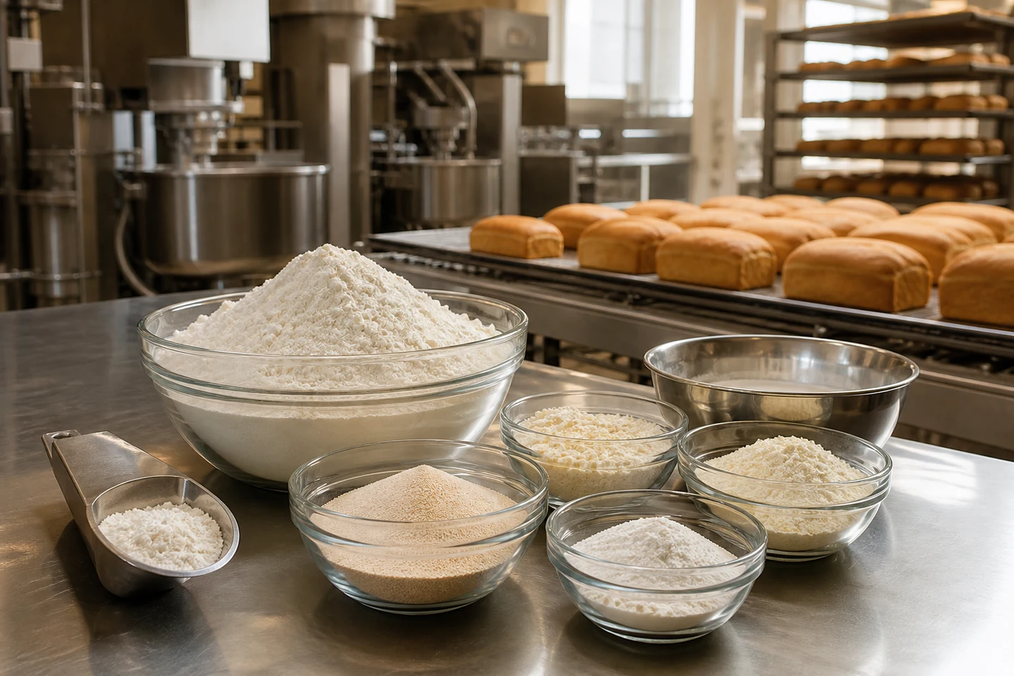 فئة منتجات توضيحية لـ Baking Ingredients