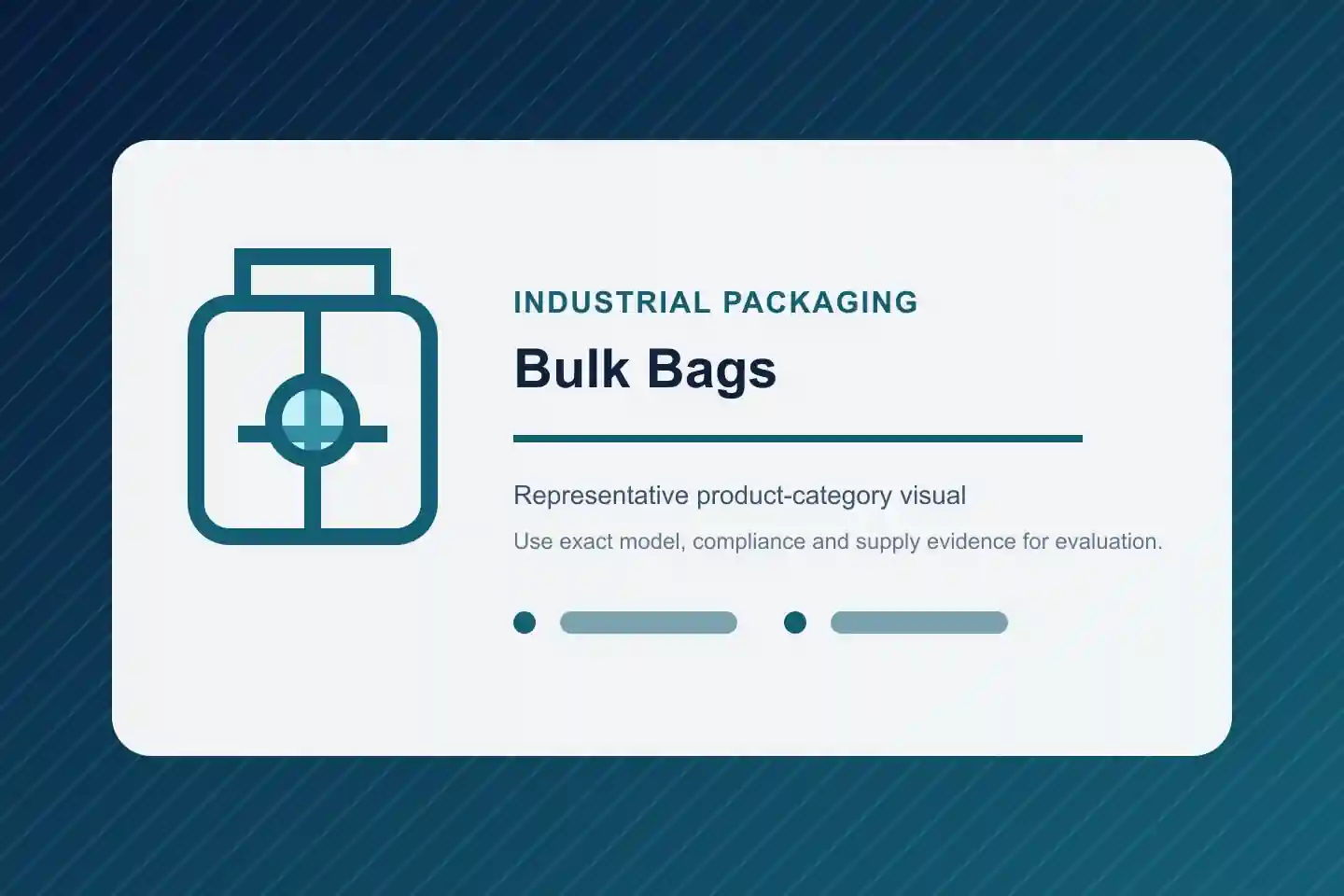 Illustrative Bulk Bags product category