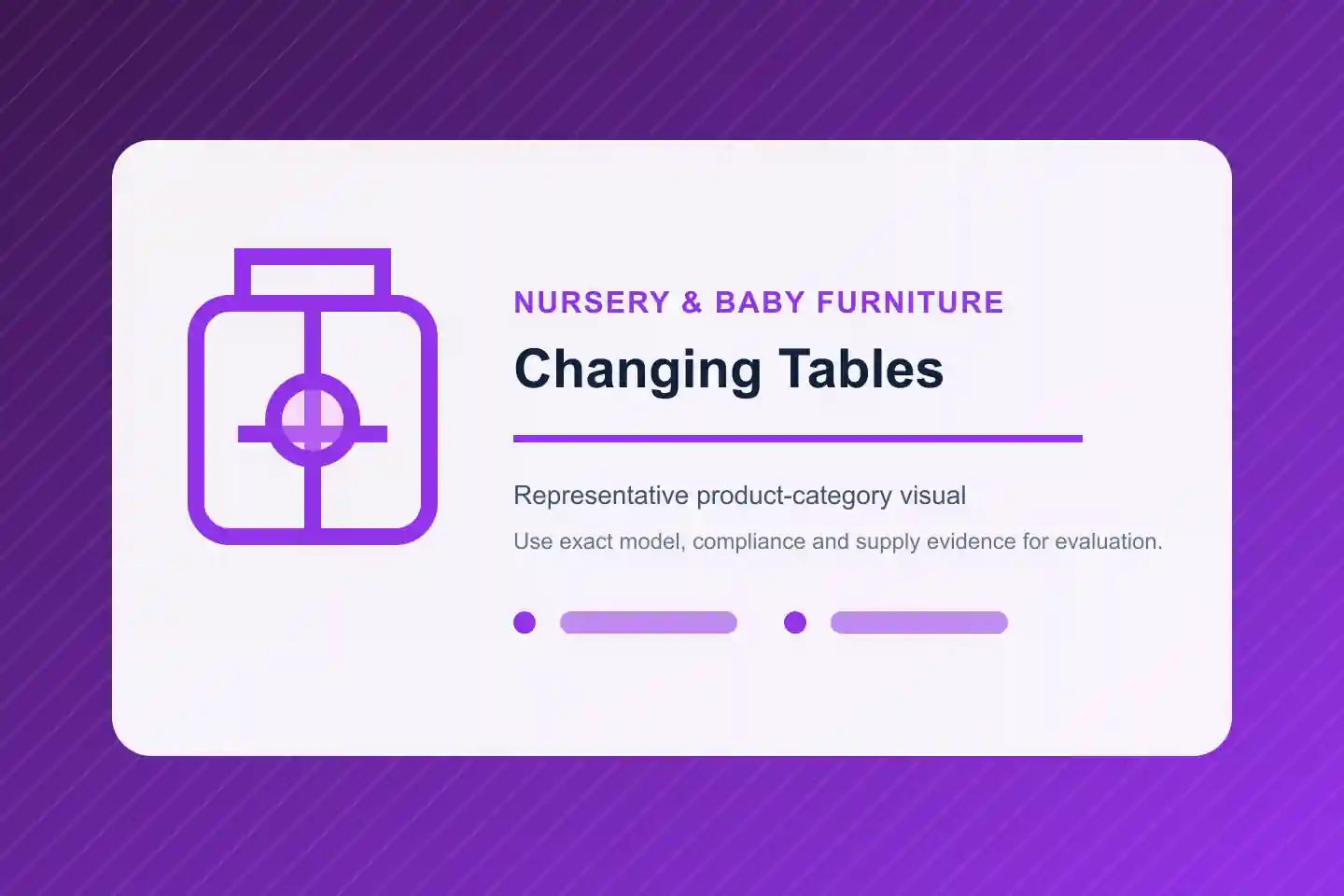 Illustrative Changing Tables product category