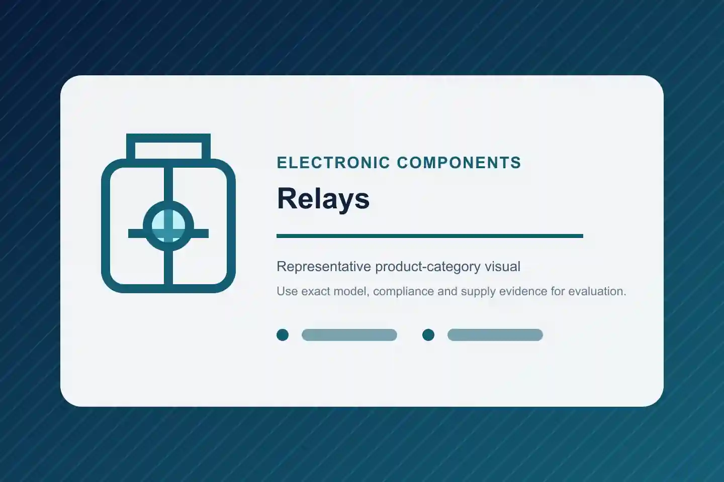 Illustrative Relays product category