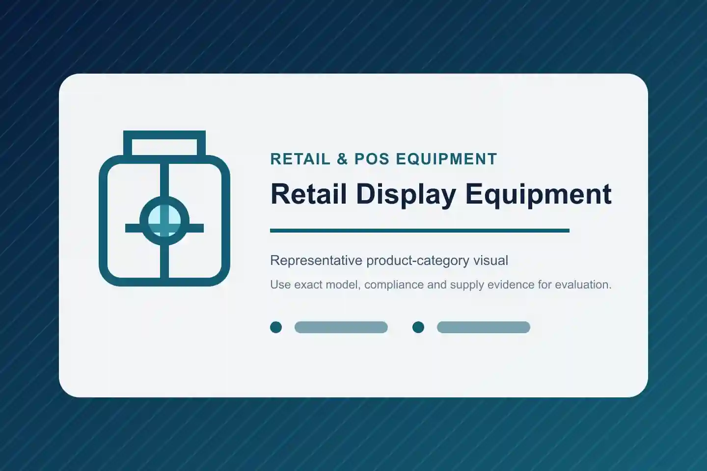 Illustrative Retail Display Equipment product category