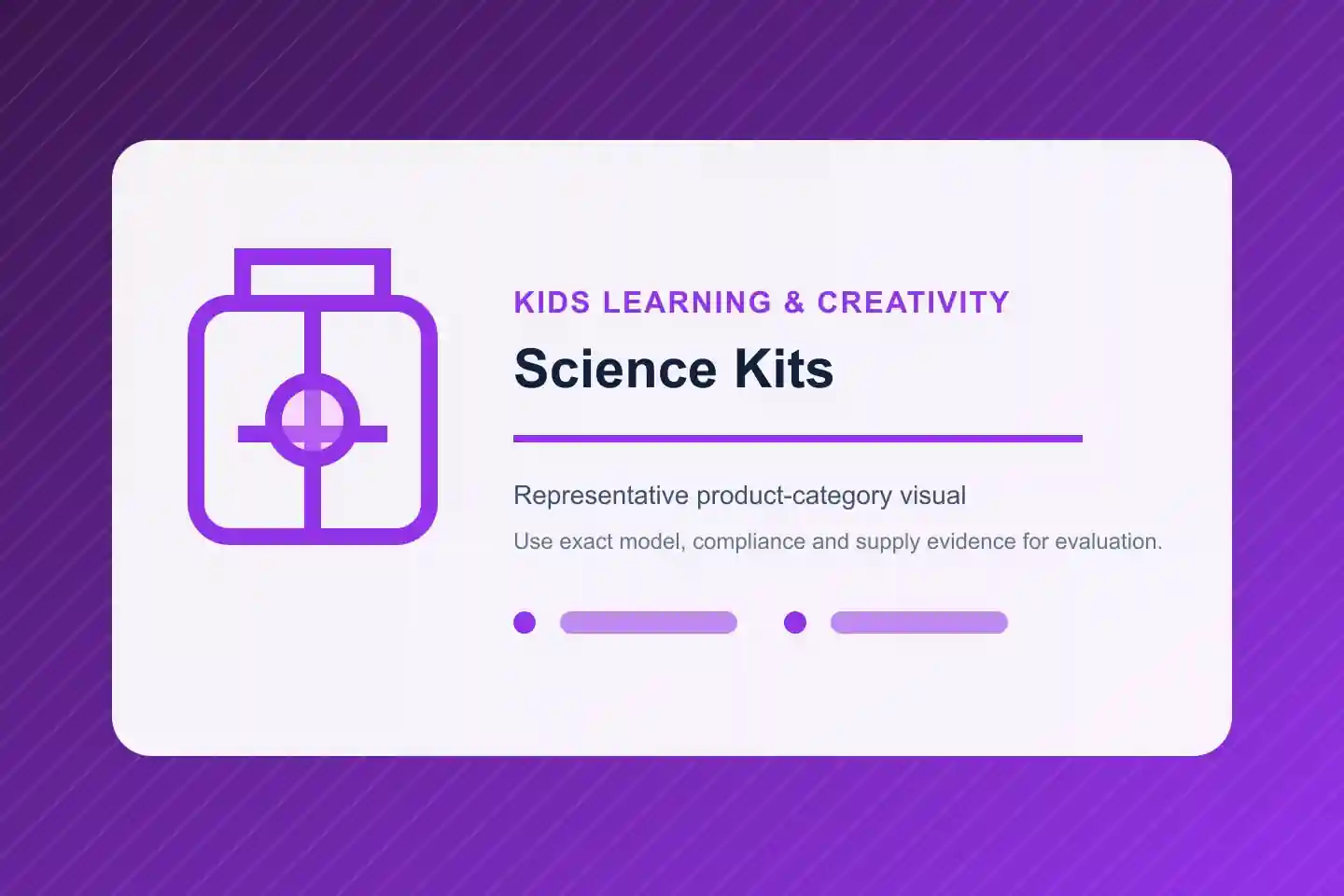 Illustrative Science Kits product category
