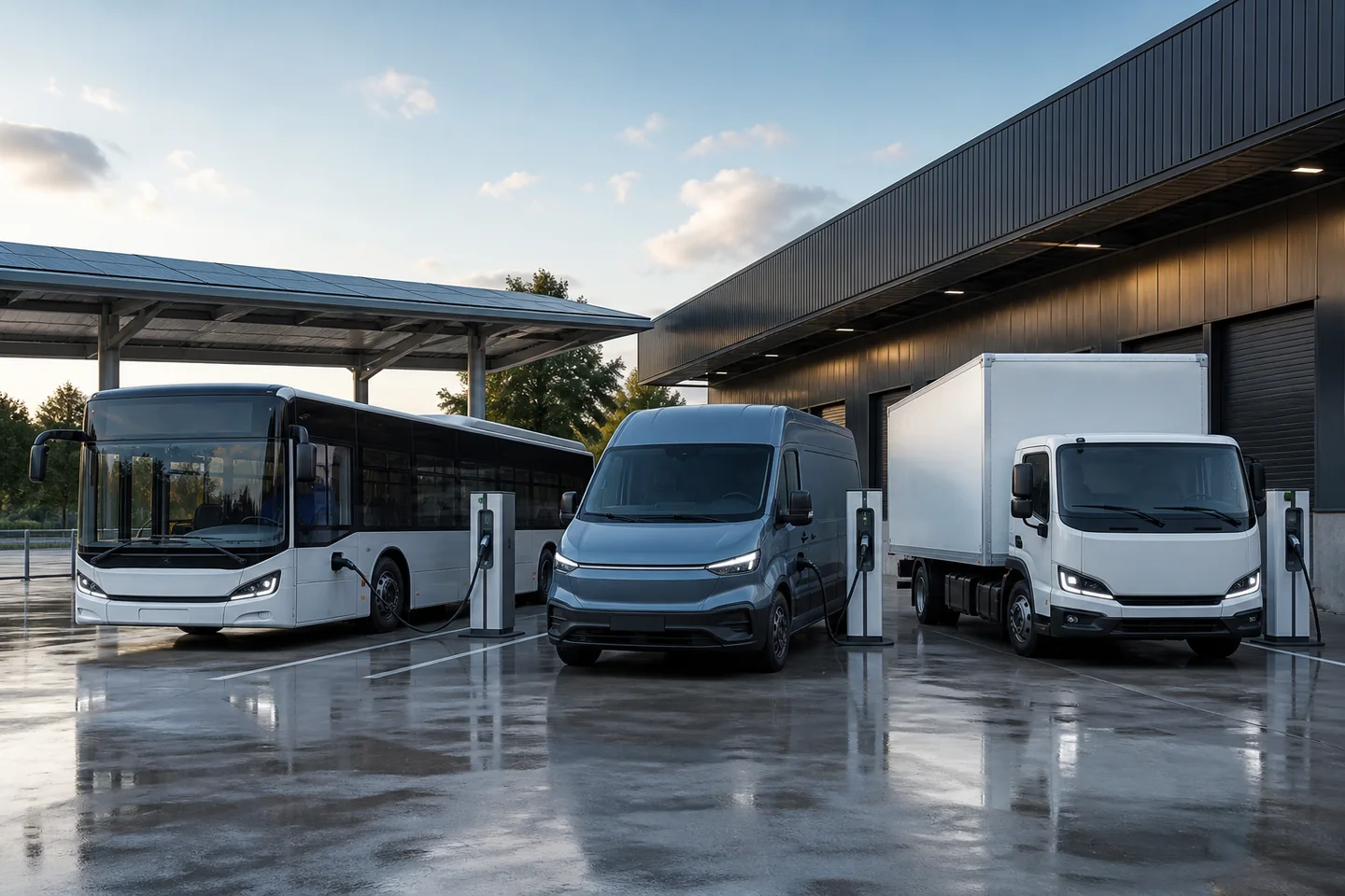 Categoría de producto ilustrativa: Electric Commercial Vehicles