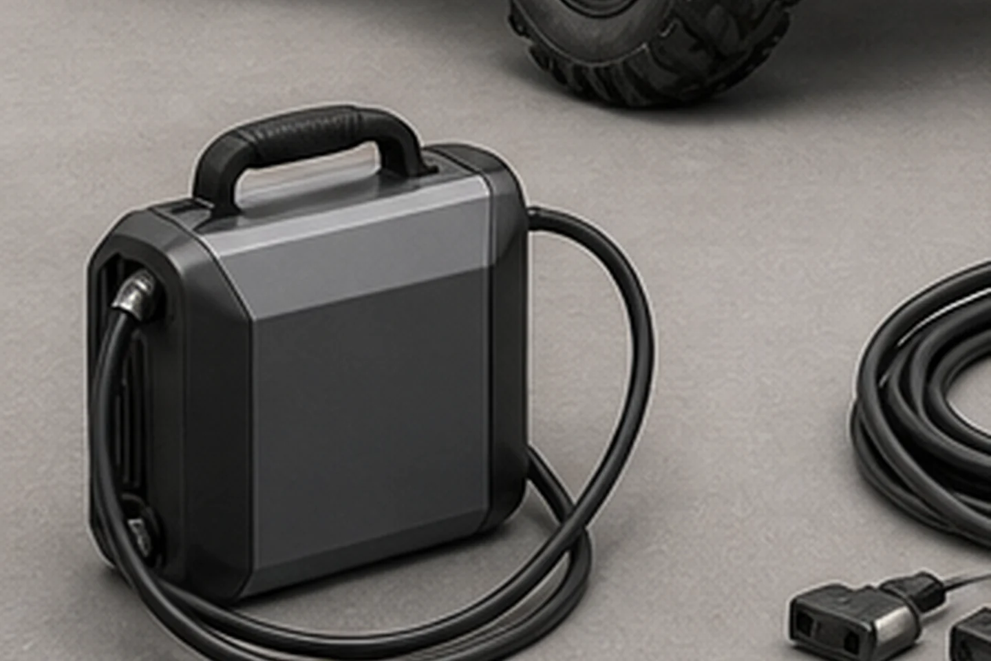 Catégorie de produits illustrative : Chargeurs portables pour véhicules électriques