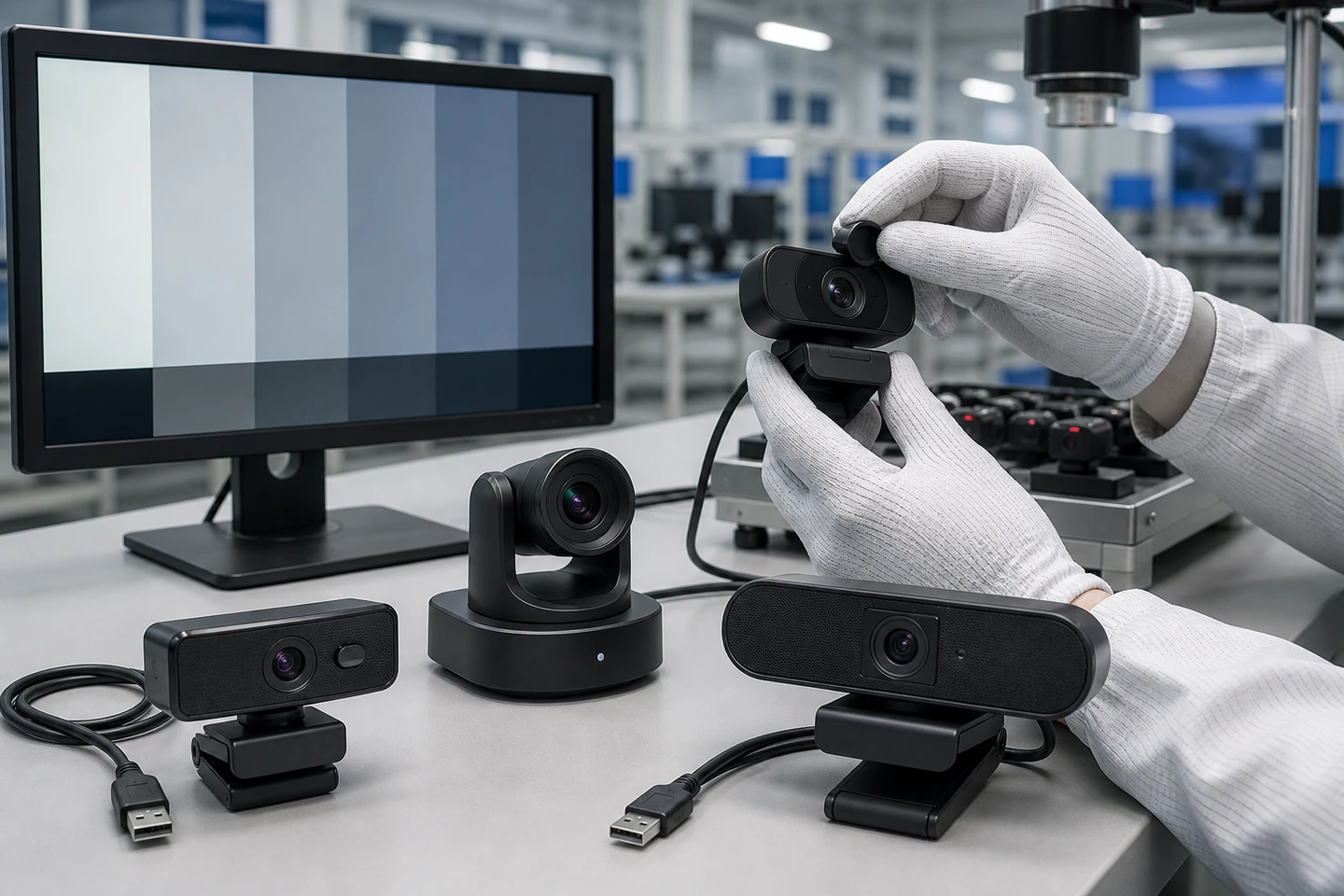 Beispielhafte Produktkategorie Webcams